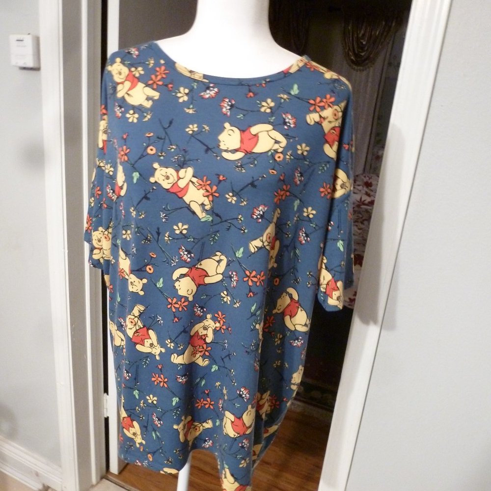 Lularoe Hi-Low style oversized  Disney tunic  Based on the " Winnie the Pooh"
